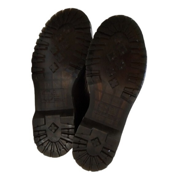 Dr. Martens Boots Women's Size 7 Serena Collar Milo 1460 Faux Fur Khaki… - Picture 6 of 9